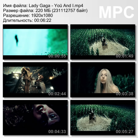 Скачать Lady Gaga - You and I (2011/FullHD) 1080p quote letitbit.net. sms4f...